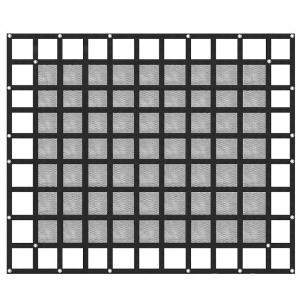 Heavy Duty Cargo Net For Pickup Truck Bed Includes Mesh Cam Buckles SHooks Cross Straps Fits Traile 10