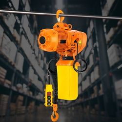 2200lbs electric chain hoist, 1 ton double speed lifting system with g80 chain, pure copper motor & remote control