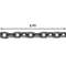4T Capacity Double Leg Chain Sling, 5ft G80 Lifting Chain with Grab Hooks, 11,000LBS Load Limit – Durable Sling Chain
