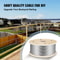 500ft 316 Stainless Steel Wire Rope 316 Inch Steel Wire Cable With 1x19 Strands 4700lbs Breaking St 2