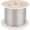 500FT T316 1x19 Marine Grade Steel Cable, 5/32" Wire Rope for Deck Railing Brackets, Handrail Stair & DIY Balustrade