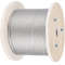 500FT T316 1x19 Marine Grade Steel Cable, 5/32" Wire Rope for Deck Railing Brackets, Handrail Stair & DIY Balustrade