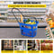 6Pack Plastic Rolling Shopping Basket Set With Wheels 75lb Capacity Foldable Handles For Retail Sto 2