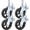 IndustrialGrade Rubber Swivel Casters With Dual Locking 360 Mobility 1100LBS Load Capacity Set Of 4 1