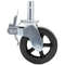IndustrialGrade Rubber Swivel Casters With Dual Locking 360 Mobility 1100LBS Load Capacity Set Of 4 0