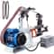 3-in-1 Belt Sander Polisher with Flat Platen & Tool Rest, 2HP Motor, 2x82" Belt for Knife Making & Metal Grinding