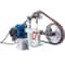 3-in-1 Belt Sander Polisher with Flat Platen & Tool Rest, 2HP Motor, 2x82" Belt for Knife Making & Metal Grinding
