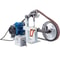 3-in-1 Belt Sander Polisher with Flat Platen & Tool Rest, 2HP Motor, 2x82" Belt for Knife Making & Metal Grinding