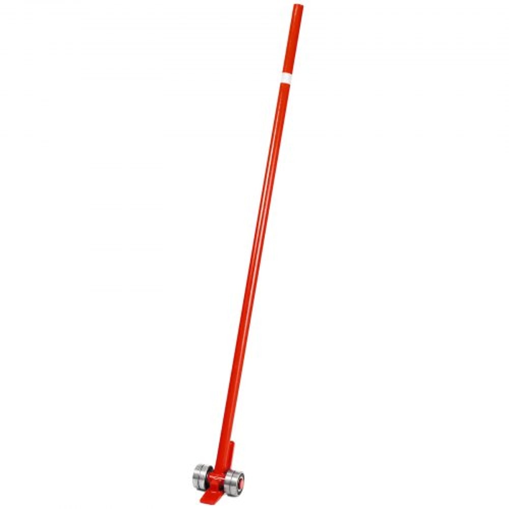 6600 LBS Capacity Steel Pry Bar, 3T Heavy Duty Prylever with Wheels & 5FT Ergonomic Handle for Machinery Moving