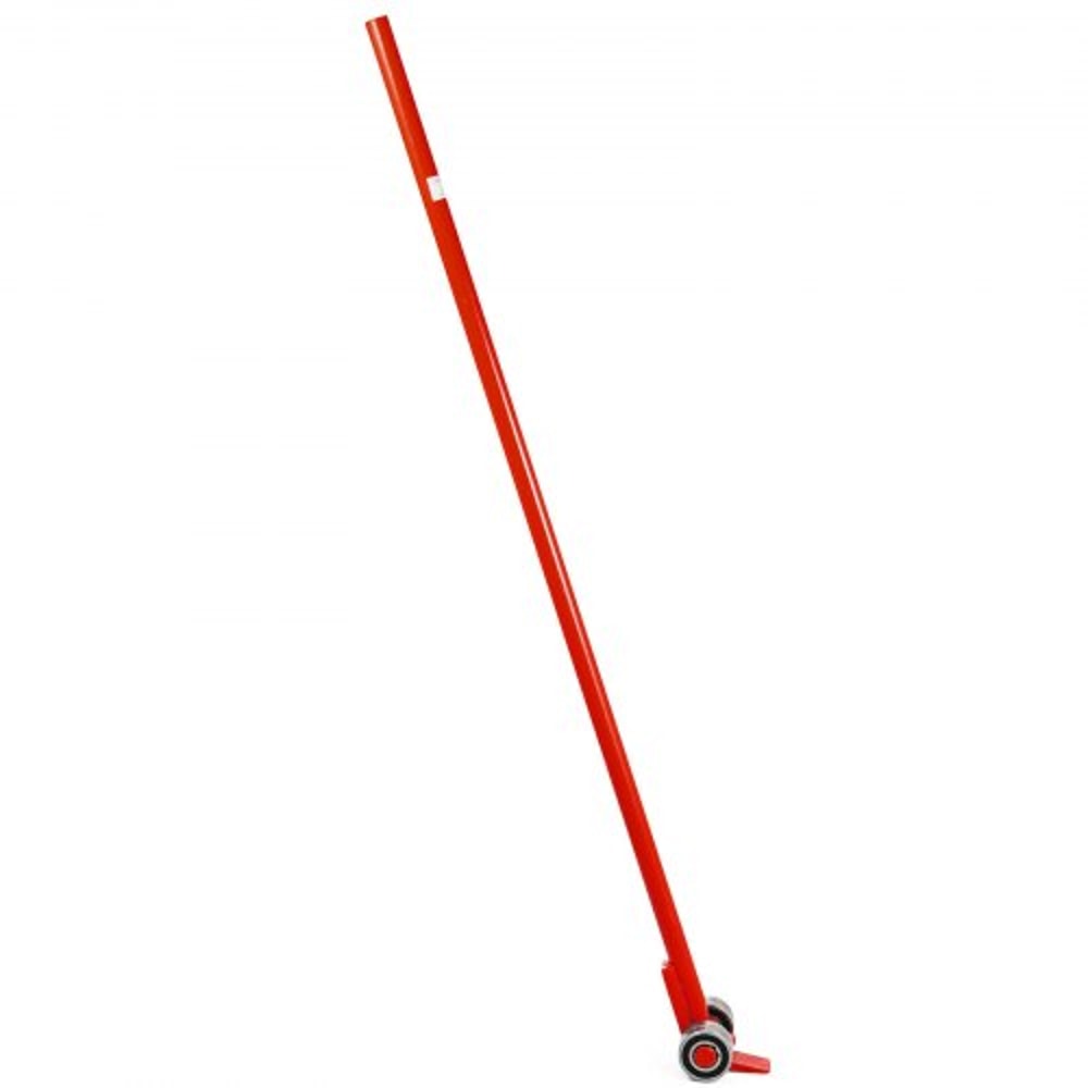 6600 LBS Capacity Steel Pry Bar, 3T Heavy Duty Prylever with Wheels & 5FT Ergonomic Handle for Machinery Moving