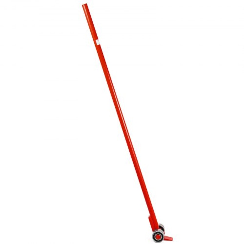 6600 LBS Capacity Steel Pry Bar, 3T Heavy Duty Prylever with Wheels & 5FT Ergonomic Handle for Machinery Moving