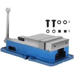 6" heavy duty drill press vise, milling machine bench clamp with 29kn clamping force for precision drilling & metalwork