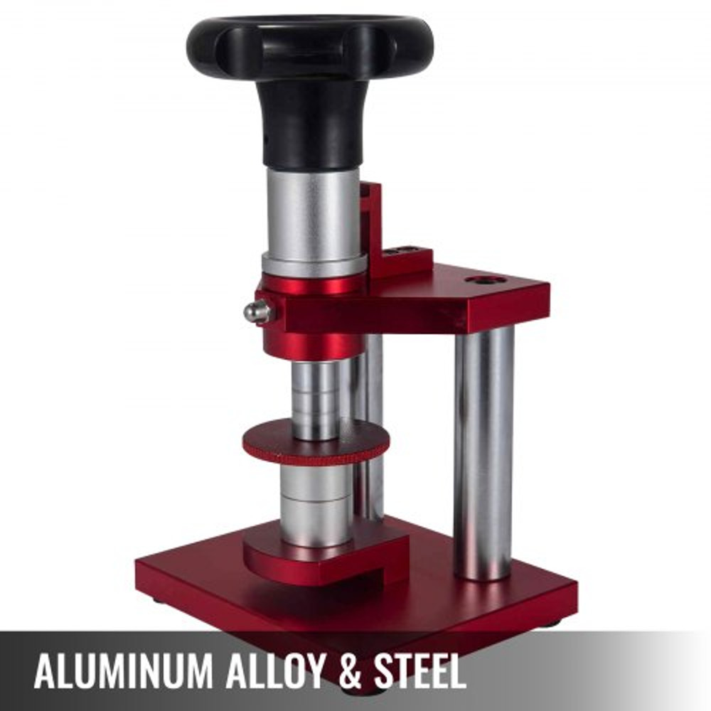 Watch Press Dies, Durable Watch Case Closer Machine, Crystal Bezel Press Tool for Watch Back Capper & Repair