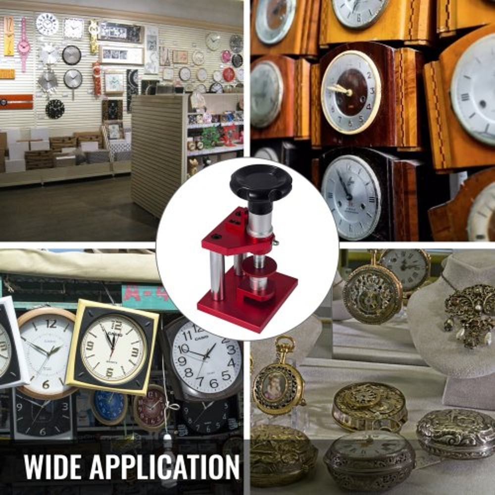 Watch Press Dies, Durable Watch Case Closer Machine, Crystal Bezel Press Tool for Watch Back Capper & Repair