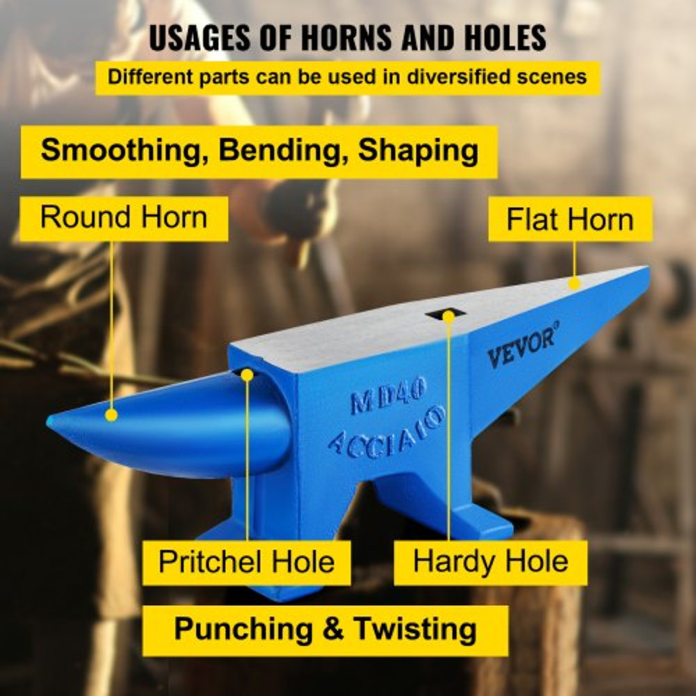 Single Horn Anvil Steel Anvil Blacksmith Tool Durable Forge Steel Tools And Equipment For Rugged Me 4