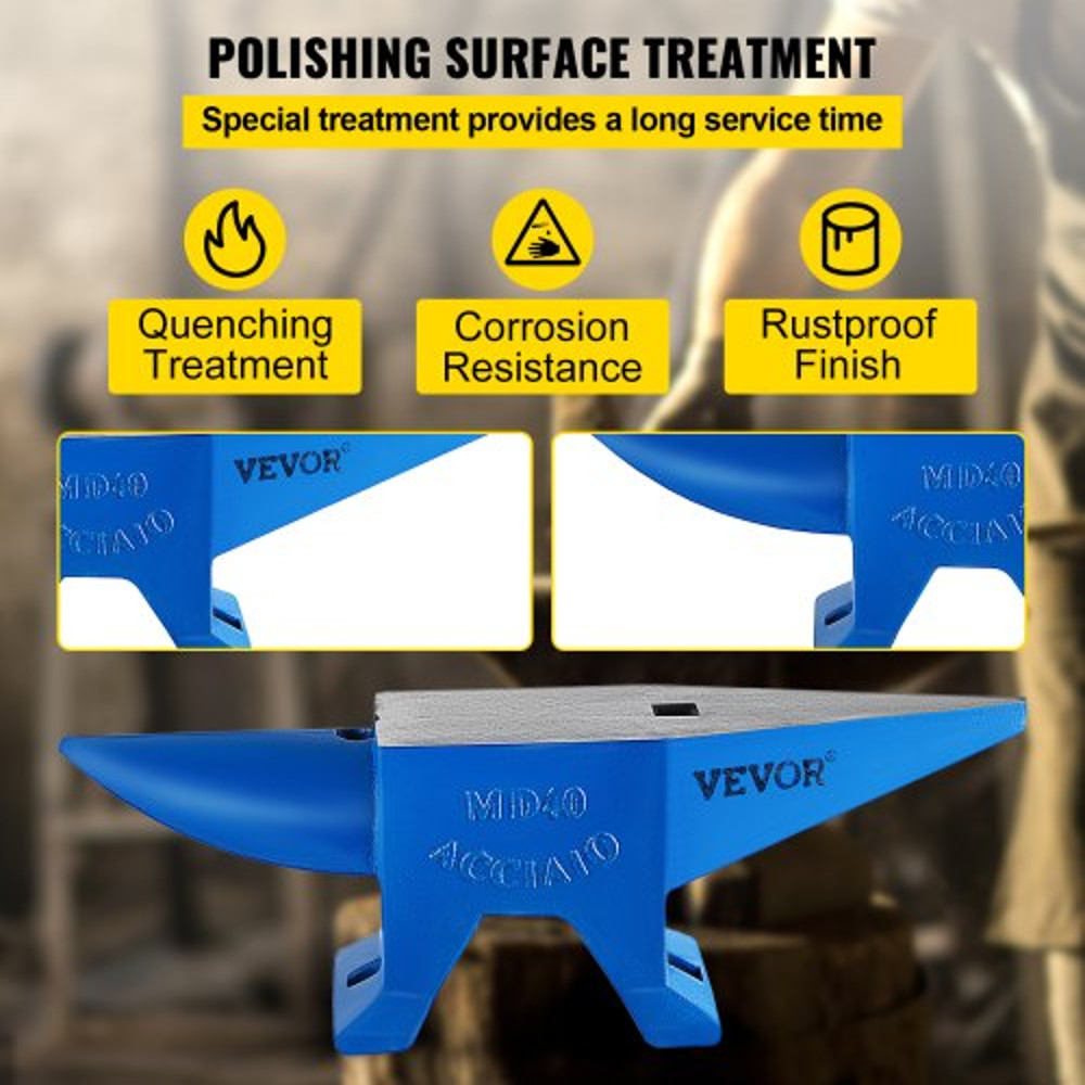 Single Horn Anvil Steel Anvil Blacksmith Tool Durable Forge Steel Tools And Equipment For Rugged Me 5