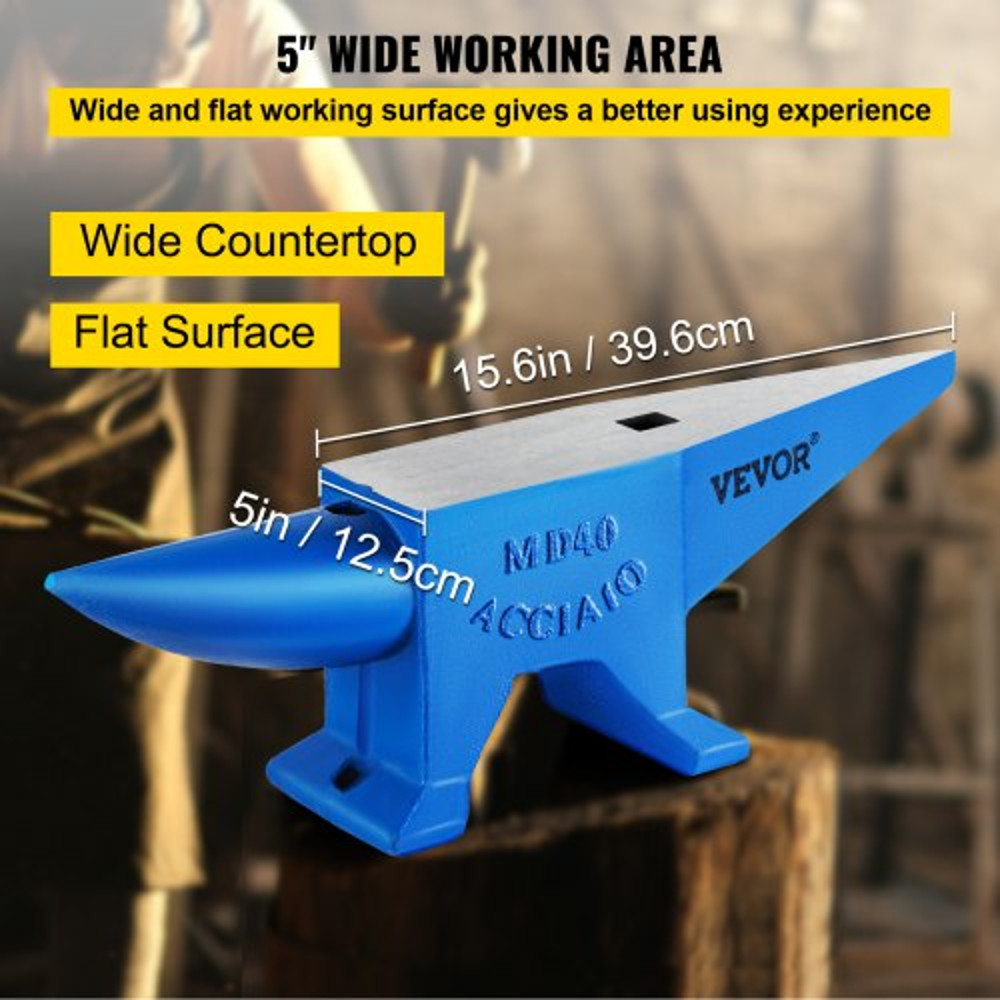 Single Horn Anvil Steel Anvil Blacksmith Tool Durable Forge Steel Tools And Equipment For Rugged Me 6