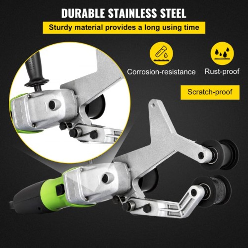 Professional Pipe Tube Polisher Sander Speed Adjustable Belt Grinder For Stainless Steel Burnishing 5