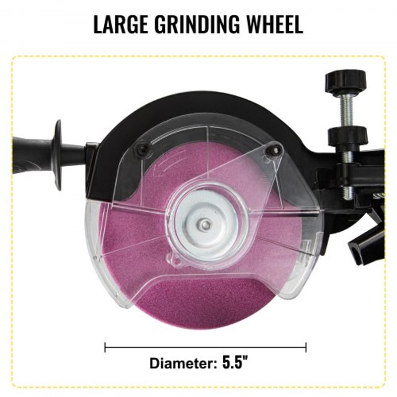 Electric Chainsaw Blade Sharpener, Multi-Angle Adjustable Chain Grinder 3000RPM