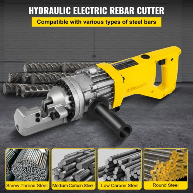 Electric Hydraulic Rebar Cutter Fast Rebar Cut Portable  Durable Steel Cutting Machine 2