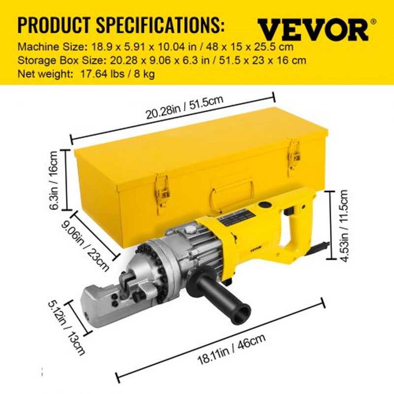Electric Hydraulic Rebar Cutter Fast Rebar Cut Portable  Durable Steel Cutting Machine 7