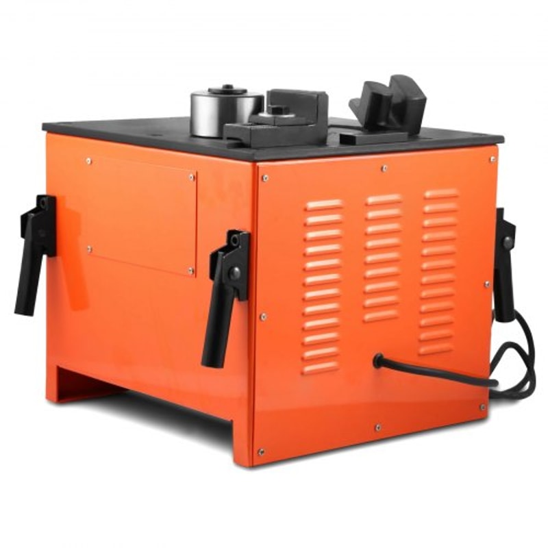 Heavy Duty Electric Rebar Bender, Rebar Grade 60 Steel Bending Machine with Foot Switch for Construction Sites