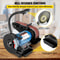 Belt Sander And Disc Sander Combo Bench Grinder With Durable Steel Base LED Light Power For Worksh 6
