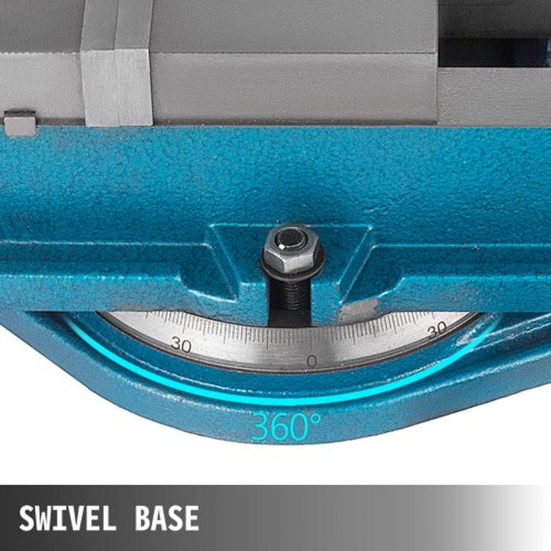 Vise High Precision Bench Clamp Vise With 360 Swiveling Base Ductile Iron Mill Vise For Drilling M 4