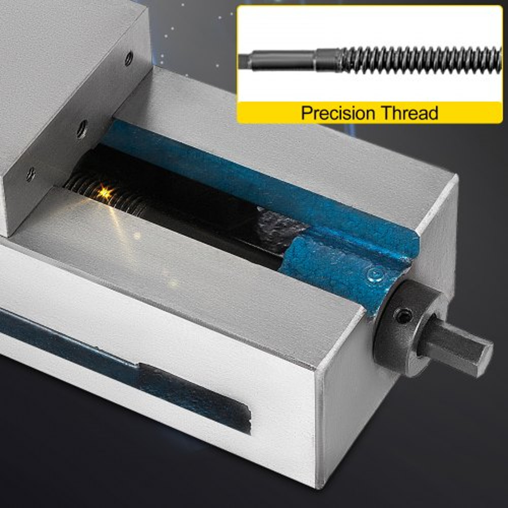 Premium Milling Machine Vise HeavyDuty Bench Clamp Vise With Clamping ForceNodular Cast Iron Constr 3