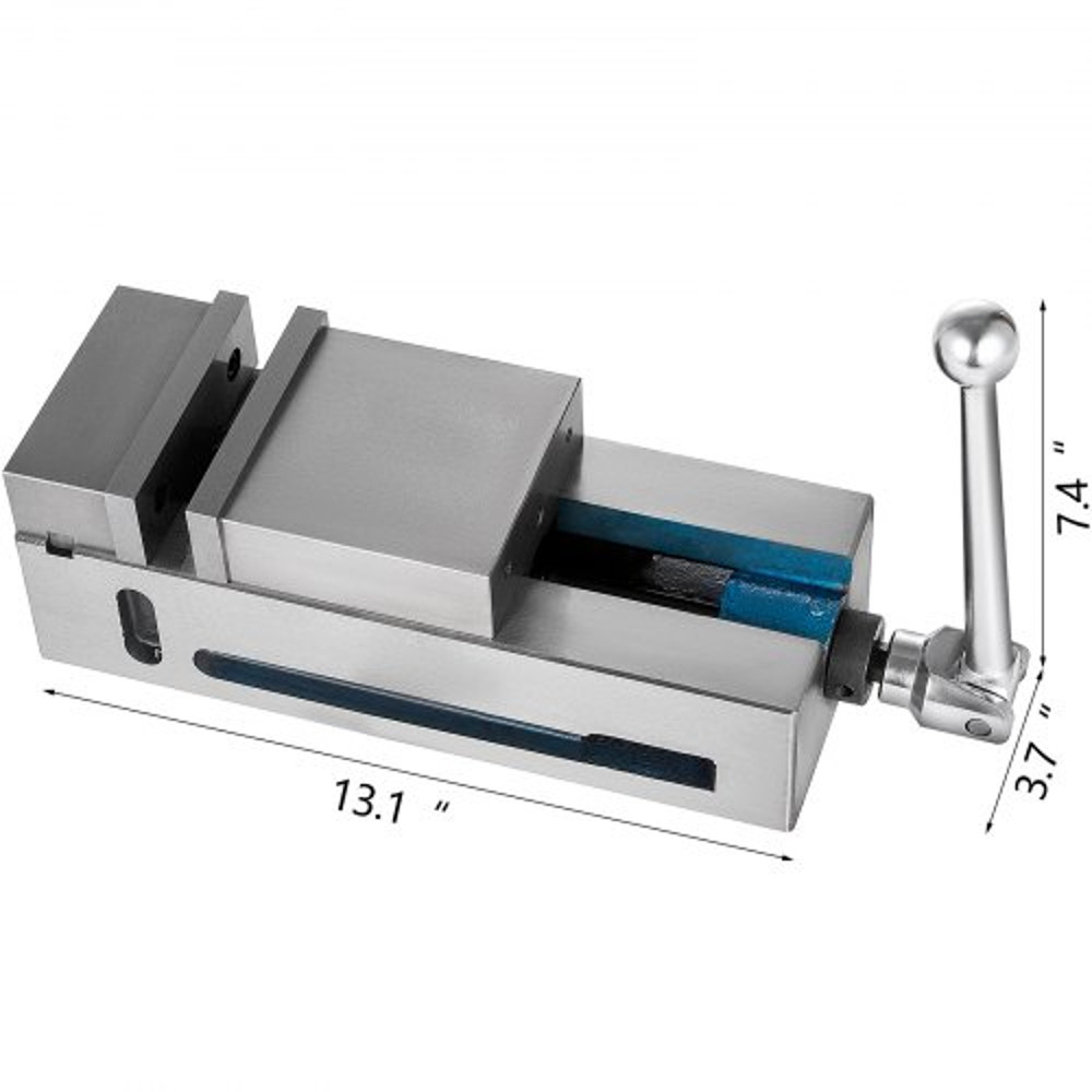 Premium Milling Machine Vise HeavyDuty Bench Clamp Vise With Clamping ForceNodular Cast Iron Constr 7