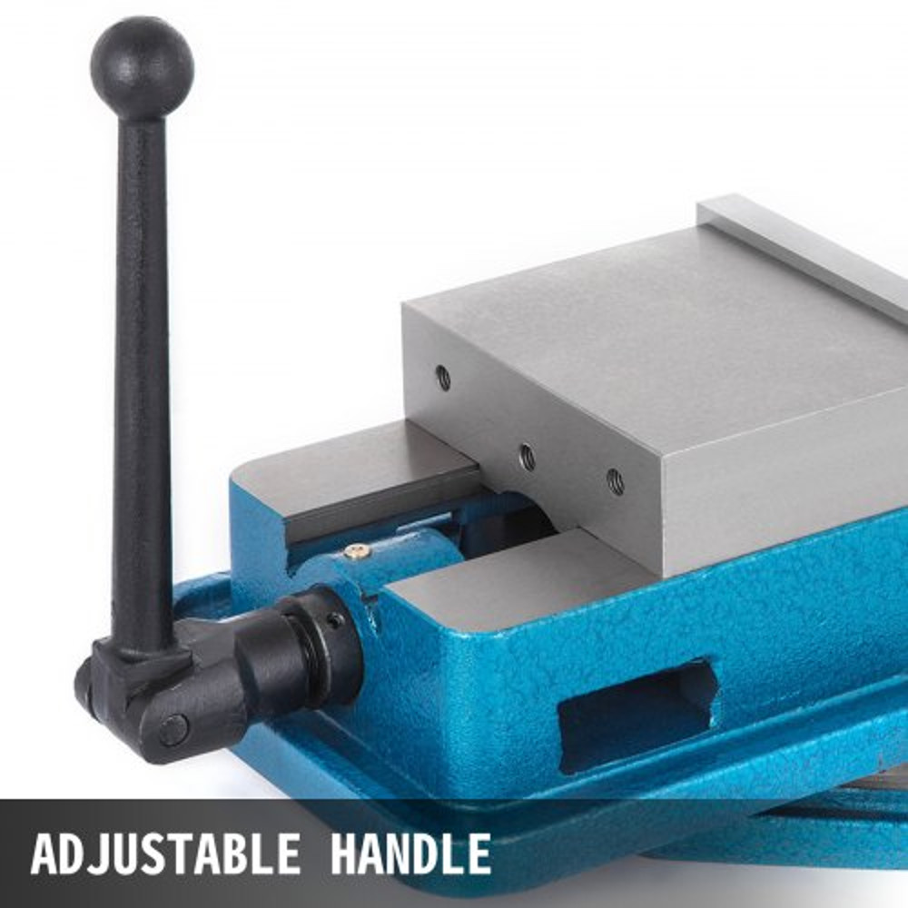 Heavy Duty Milling Vise High Precision Clamping Vise With 360 Swivel Base Jaw Width For CNC  Bench  5