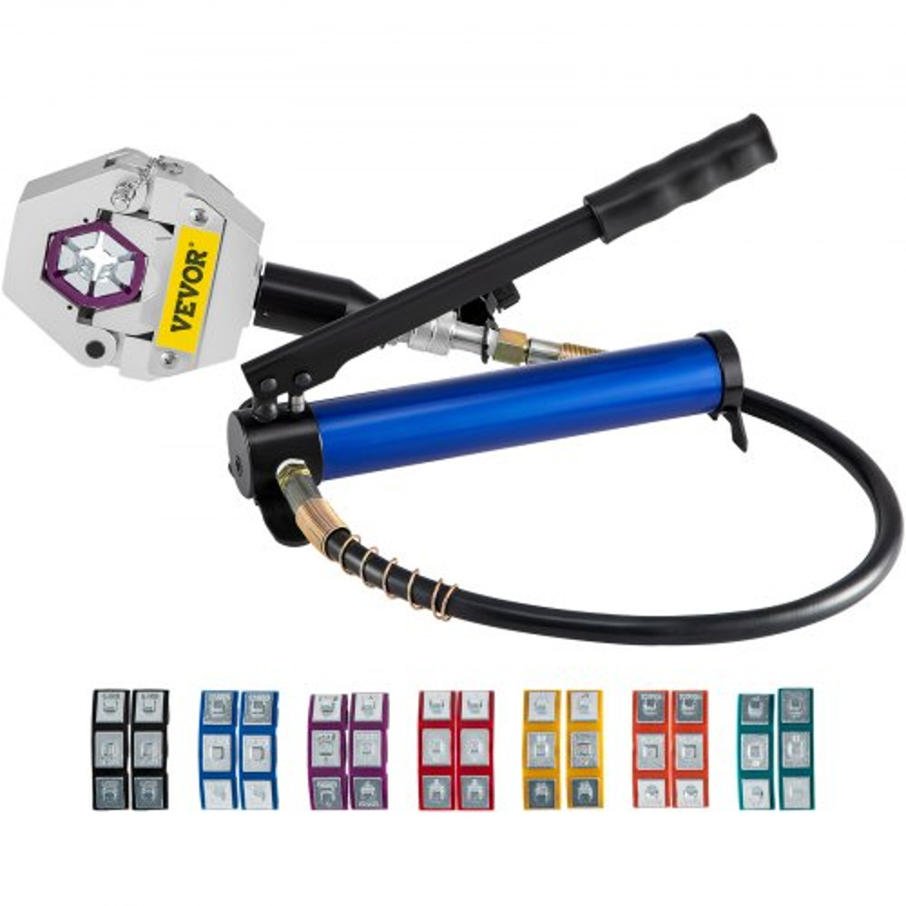 Manually Operated AC Hose Crimper Kit Separable Hydraulic Crimping Tool With Manual Piston Valve  A 0