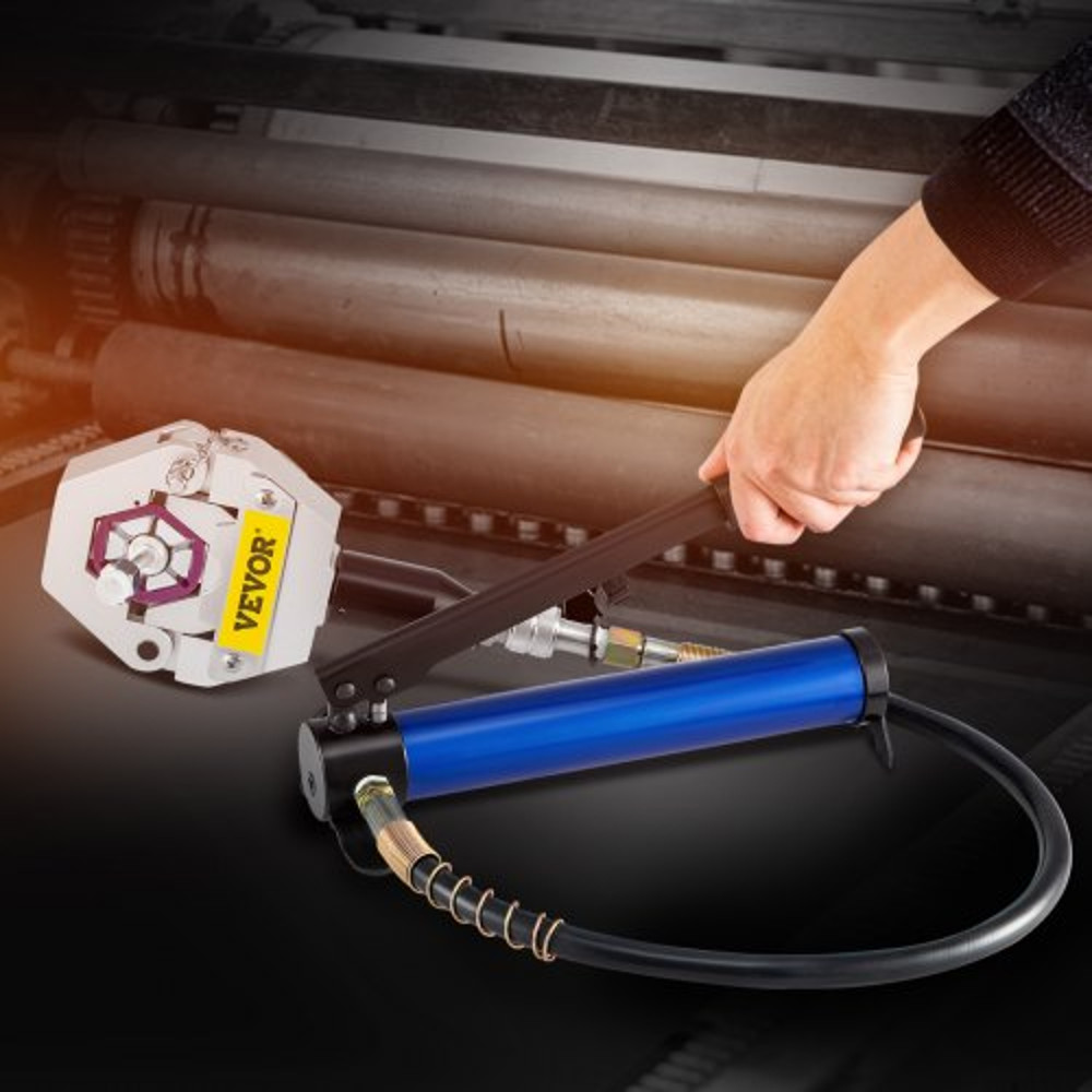 Manually Operated AC Hose Crimper Kit Separable Hydraulic Crimping Tool With Manual Piston Valve  A 1