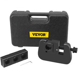 manual a/c hose crimper kit, handheld air hose crimper tool kit with dies for crimping automotive air conditioning