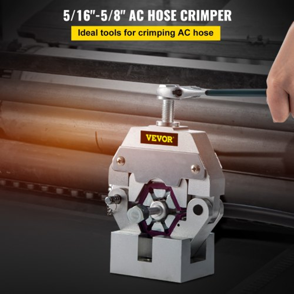 Manually Operated AC Hose Crimper HydraKrimp HeavyDuty Manual AC Hose Crimper Kit For Air Condition 1