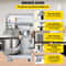 Commercial Food Mixer Speeds Adjustable Heavy Duty Stand Mixer With Stainless Steel Bowl Dough Hook 6