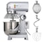 Commercial Food Mixer Speeds Adjustable Heavy Duty Stand Mixer With Stainless Steel Bowl Dough Hook 8