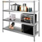 Stainless Steel Shelving Tier Adjustable Shelf Storage Unit Heavy Duty Shelving For Kitchen Garage 0