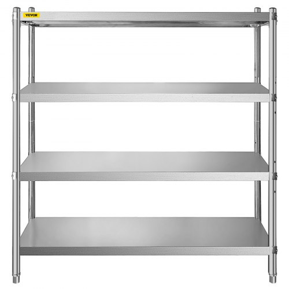 Stainless Steel Shelving Tier Adjustable Shelf Storage Unit Heavy Duty Shelving For Kitchen Garage  9
