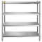 Stainless Steel Shelving Tier Adjustable Shelf Storage Unit Heavy Duty Shelving For Kitchen Garage 9