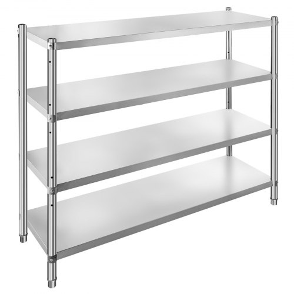 Stainless Steel Shelving Tier Adjustable Shelf Storage Unit Heavy Duty Shelving For Kitchen Garage  10