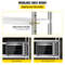 Stainless Steel Shelves HeavyDuty Adjustable Storage Rack Shelf For Kitchen Garage  Commercial Use 5