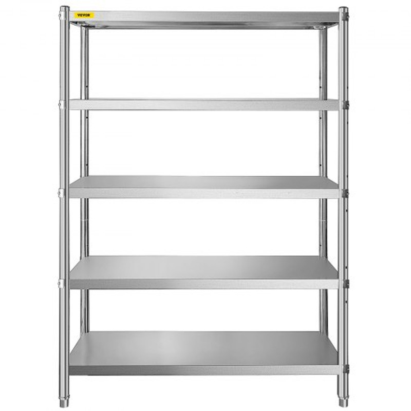 Stainless Steel Shelves HeavyDuty Adjustable Storage Rack Shelf For Kitchen Garage  Commercial Use 9