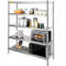 Heavy Duty Stainless Steel Shelving Adjustable Shelf Storage Rack For Kitchen Office Garage 0