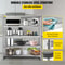 Heavy Duty Stainless Steel Shelving Adjustable Shelf Storage Rack For Kitchen Office Garage 3