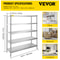 Heavy Duty Stainless Steel Shelving Adjustable Shelf Storage Rack For Kitchen Office Garage 7