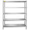Heavy Duty Stainless Steel Shelving Adjustable Shelf Storage Rack For Kitchen Office Garage 9