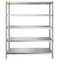 Heavy Duty Stainless Steel Shelving Adjustable Shelf Storage Rack For Kitchen Office Garage 9