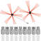 Chimney Sweep Kit With Nylon Flexible Rods  Brush Heads Rotary Chimney Brush Cleaning Kit For Firep 9