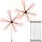 Chimney Sweep Kit With Nylon Flexible Rods  Brush Heads Rotary Chimney Brush Cleaning Kit For Firep 8